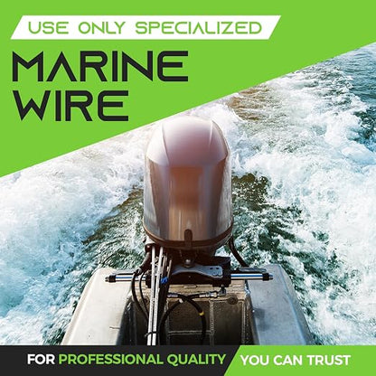 GEARit 8 Gauge Marine Electrical Primary Wire, 8 AWG Marine Grade Tinned Copper - Image 6