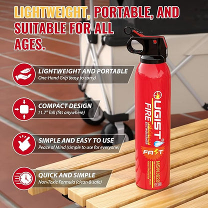Water-Based Fire Extinguisher -2 Pack Portable - Image 2