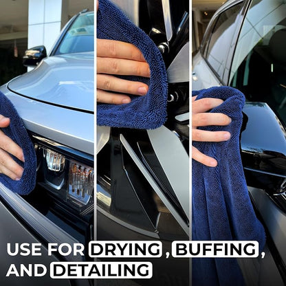 Large Car Drying Towel, 1300 GSM Professional Car Towel - Image 6