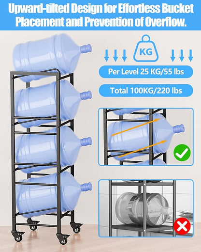 4 Tier 5 Gallon Water Rack - Image 5