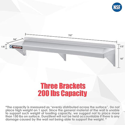 DuraSteel Heavy Duty Wall Mount Shelf - Image 3