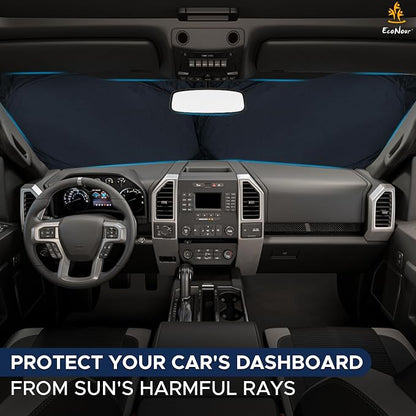 EcoNour Truck Windshield Sun Shade - Image 2