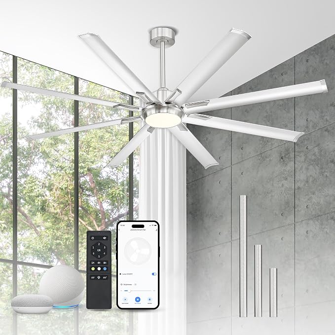 84 Inch Industrial Ceiling Fans by JAZAVA%E2%80%94Lightingupyourhome