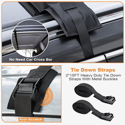 Golkcurx Universal Soft Roof Rack Pads - Image 3