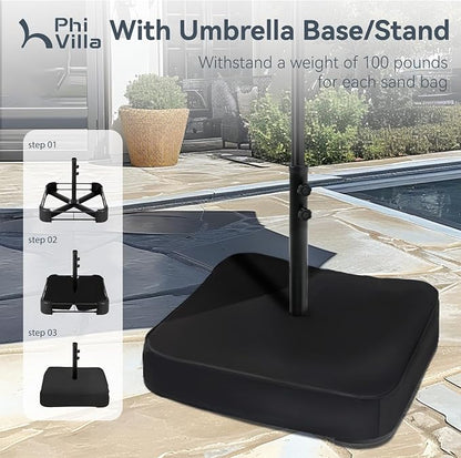 PHI VILLA 15ft Large Patio Umbrellas - Image 5