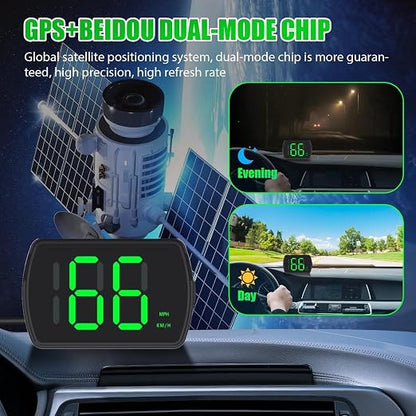 GPS Digital Speedometer for Car MPH, Golf Cart Universal HUD Speed Meter - Image 5
