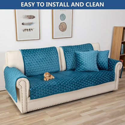 Eismodra Couch Cover, Sectional Couch Covers, Sofa Covers - Image 7