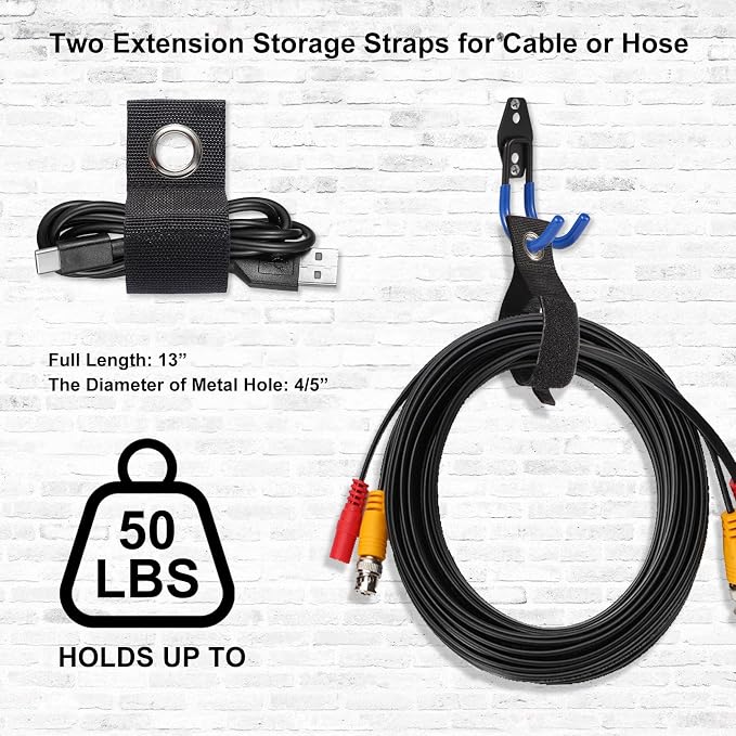 Garage Hook Heavy Duty Wall Storage Hangers, 28 Pack Garage Storage Hooks Steel - Image 3