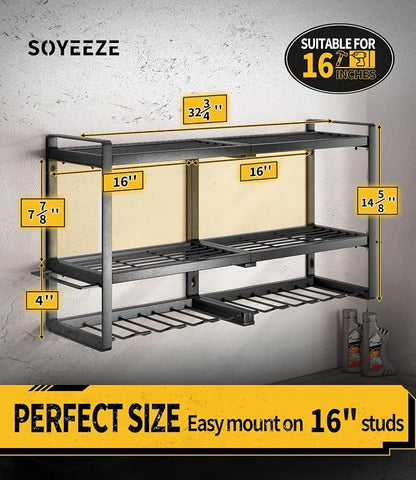 SOYEEZE Power Tool Organizer & Storage Wall Mount - Image 4