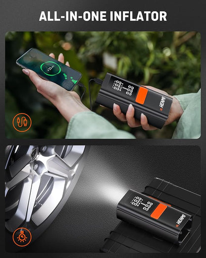 Tire Inflator Portable Air Compressor, Car Tire Air Pump Portable - Image 7