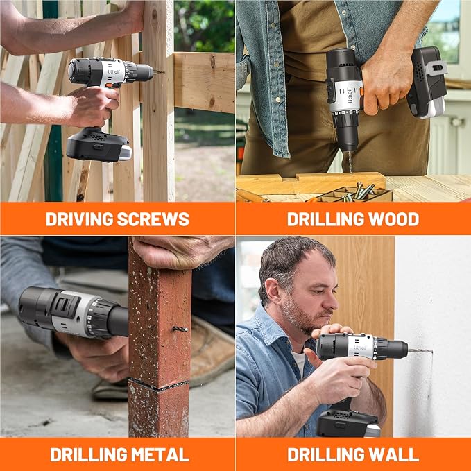 Litheli Cordless Drill Driver, Electric Power Drill - Image 5