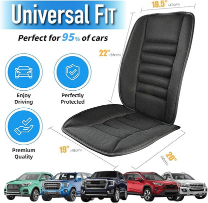 Car Seat Cushion with Back Support Pillow, Comfy Lumbar Support & Seat Cushion - Image 7