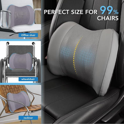 Lumbar Support Pillow for Car, Memory Foam Lumbar Pillow for Lower Back Pain - Image 9