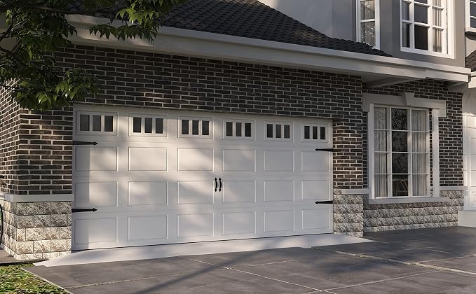 ZEKOO Garage Door Magnetic Decorative Hardware Kit, 8 Hinges 4 Handles Door - Image 7