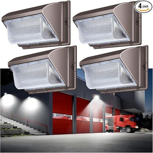 120W LED Wall Pack, 15840 Lumen Super Bright Outdoor Wallpack Lights, 5000K by TOMOURD