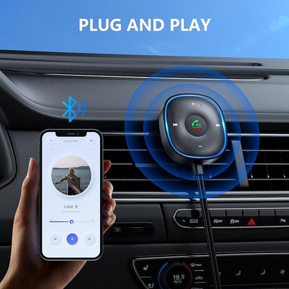 Bluetooth 5.3 Aux Car Adapter, SONRU Bluetooth Receiver - Image 4