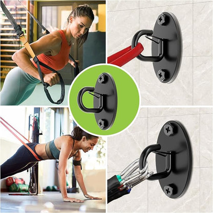 Resistance Band Wall Anchors System, Wall Mount Workout Anchors - Image 7