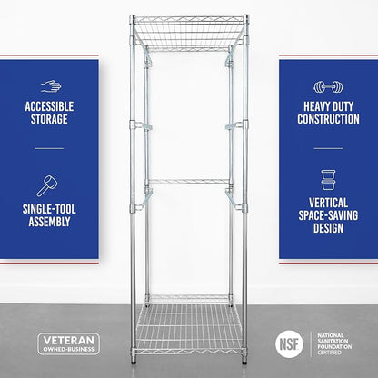 SafeRacks 5-Tier Steel Tote Rack WS-BR27 - Image 5