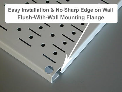 Wall Control Pegboard Organizer 4 ft. Metal Pegboard Standard Tool Storage Kit - Image 4