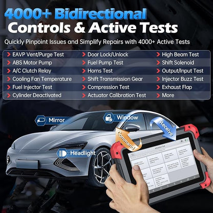 XTOOL D7X OBD2 Scanner Diagnostic Tool, 2025 Bidirectional Scan Tool - Image 2