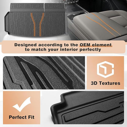 TripleAliners Floor Mats&Trunk Mat All Weather Car Liners Compatible - Image 6