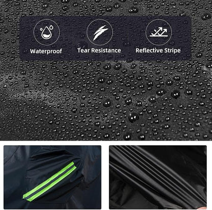 Waterproof Cover for Jeep Wrangler JK JL CJ YJ TJ 2 Door 1987-2023 Outdoor Sun - Image 5