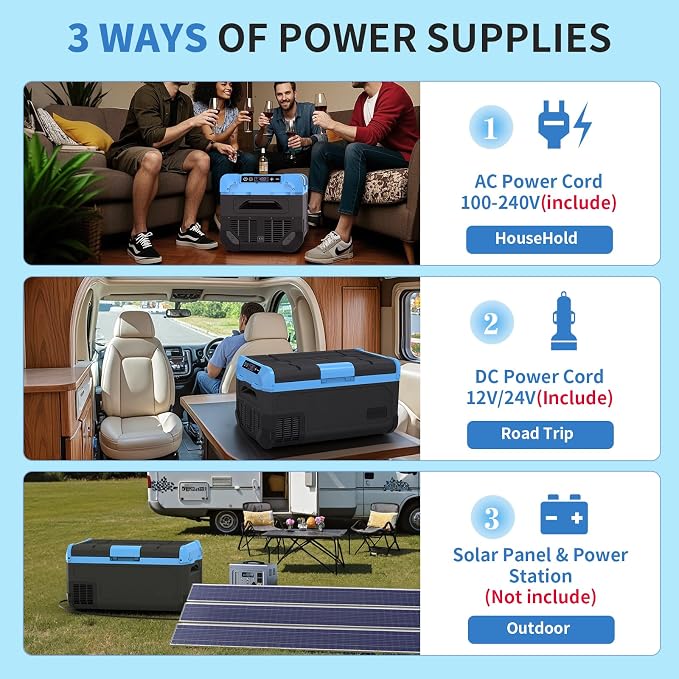 20L Car Refrigerator Freezer, 21QT Single Zone Portable Fridge - Image 7