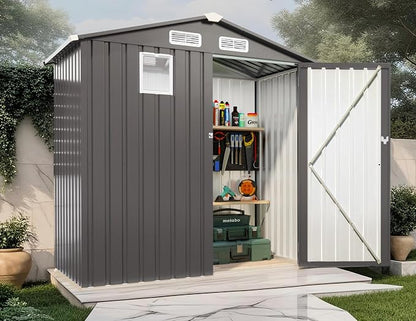 6X3.5 FT Outdoor Storage Shed by Unknown