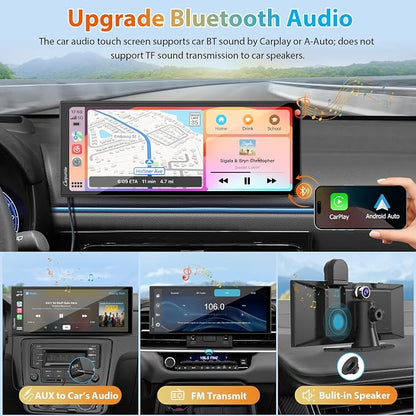 CARPURIDE W125S 11.26 Inch HD Wireless Carplay & Android Auto Screen, 4K - Image 8
