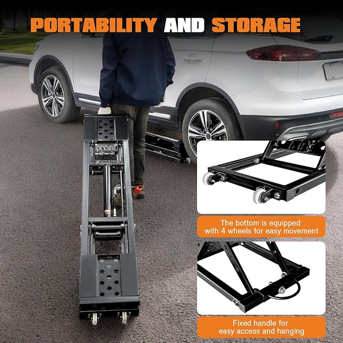 Jocisland Portable Car Lift, Capable of Lifting 7000 LBS Quick Jack - Image 6