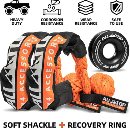 ALL-TOP Synthetic Soft Shackle & Recovery Ring Kit - Image 2