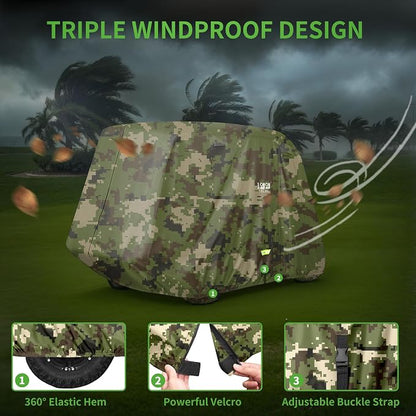 10L0L Heavy Duty Golf Cart Cover - Image 4