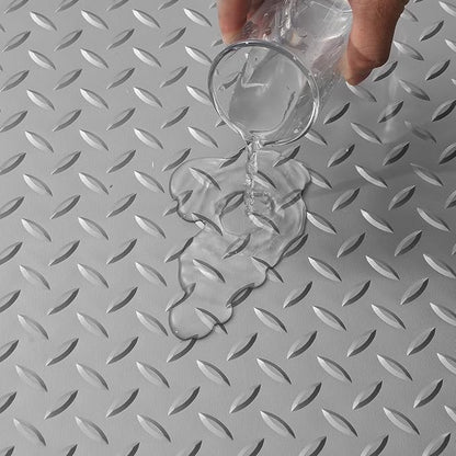 VEVOR Floor Mat, 13 x 4.9 FT PVC Flooring Roll, Non-Slip Diamond Texture - Image 9