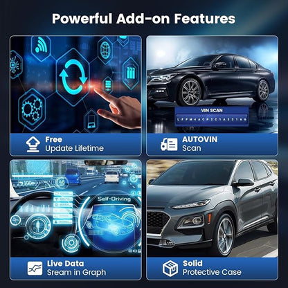 MUCAR CS6 OBD2 Scanner Diagnostic Tool, Engine Transmission BCM Car Scanner - Image 5