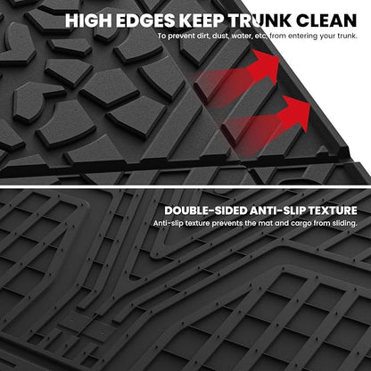 LASFIT Trunk Mat for Jeep Wrangler Unlimited 4XE 2021-2024 2025 4 Door - Image 4