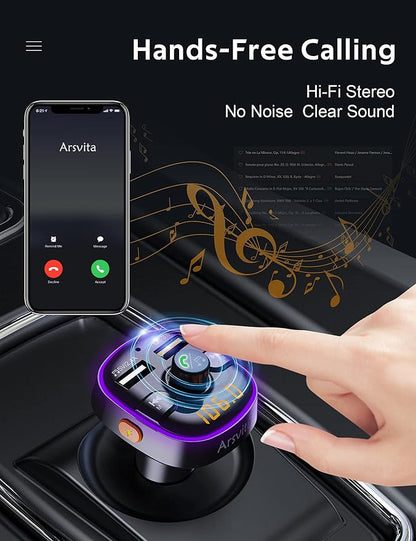 Arsvita Bluetooth FM Transmitter - Image 4
