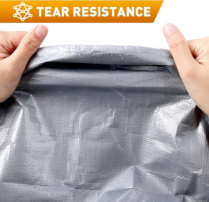 AROIC 10x20FT Heavy Duty Tarps, Waterproof 16 Mil Thick Camping Tarp - Image 4