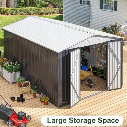 WKM 10x14 Outdoor Storage Shed, Garden Shed - Image 4