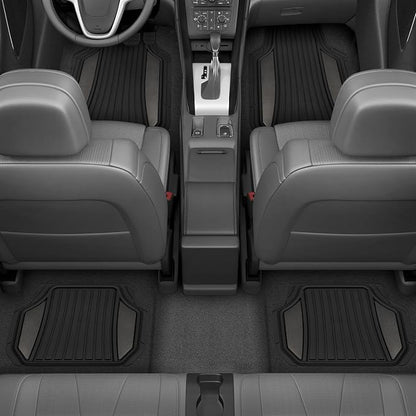 Motor Trend ChromeTech Car Floor Mats Full Set - Image 3