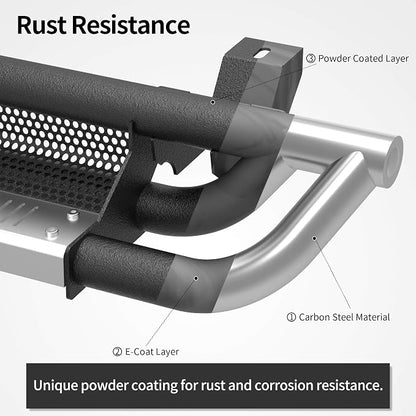 OEDRO 6 inch Running Boards, Drop Side Steps Compatible - Image 4