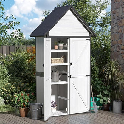 Outdoor Storage Shed with Sloped Roof - Image 7