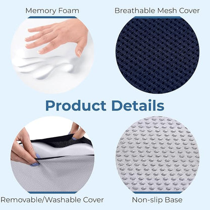 5 STARS UNITED Seat Cushion for Tailbone Pain Relief – Memory Foam Lifting - Image 7