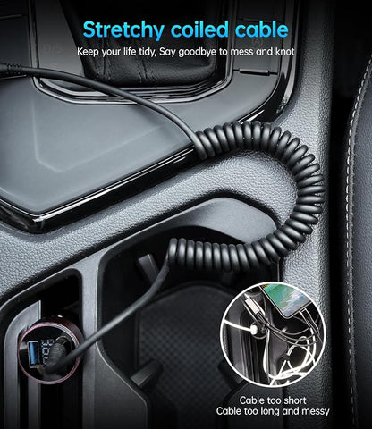 PRAKIE Coiled USB C Cable Fast Charging - Image 5