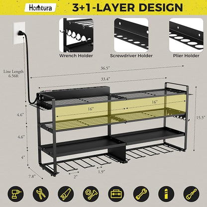 3 Pack Power Tool Organizer Wall Mount - Image 4