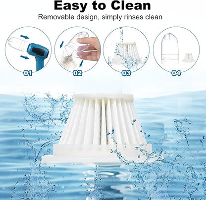 Handheld Car Vacuum, 16000PA 4 in 1 Mini Cordless Vacuum Cleaner and Air Duster - Image 4