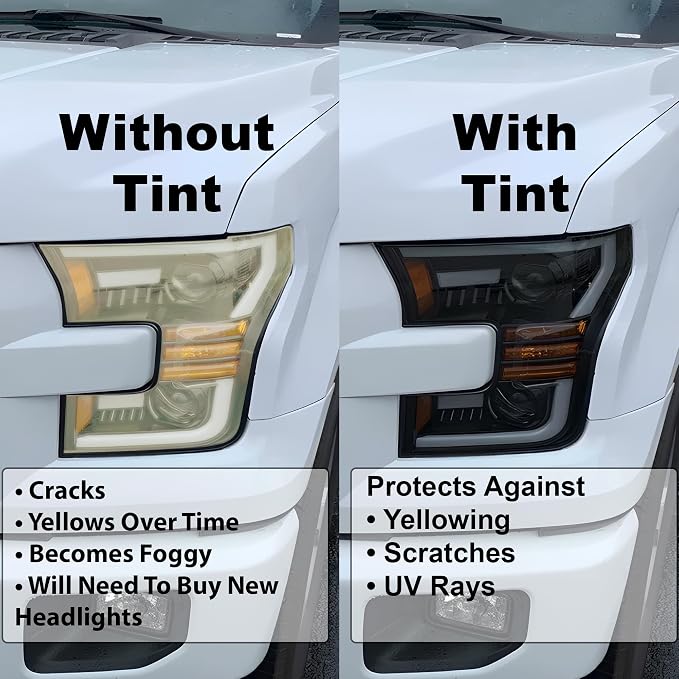 BOGAR TECH DESIGNS Full Headlight Taillight Tint Kit Compatible - Image 6