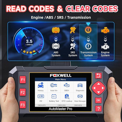 FOXWELL NT604 OBD2 Scanner Diagnostic Tool, Check Engine Code Reader, ABS SRS - Image 4