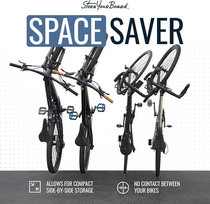 StoreYourBoard SwivelStow Road & Gravel Bike Storage 2 Pack – Heavy Duty Bike - Image 5