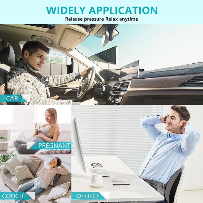 FLORICH Car Seat Cushion and Back Support - Image 3