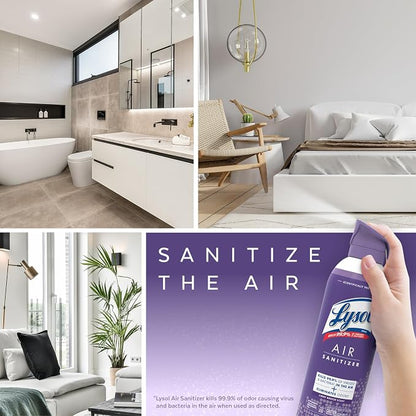 Lysol Air Sanitizer Spray with Odor Eliminator - Image 5